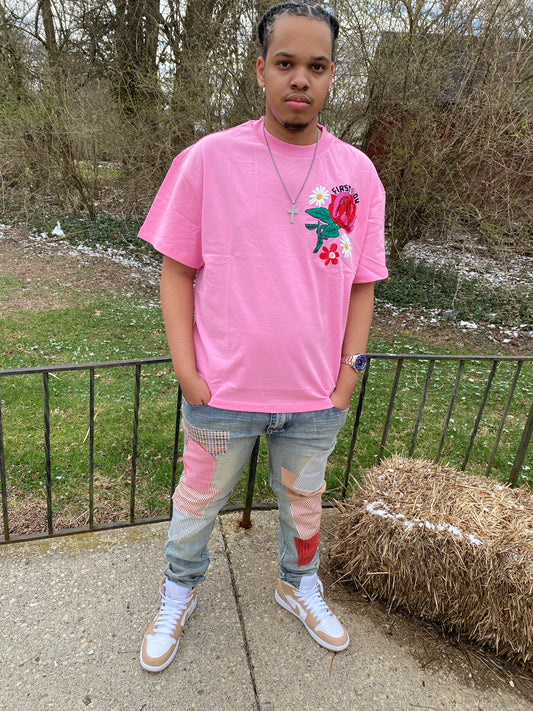 Pink Rose Tee