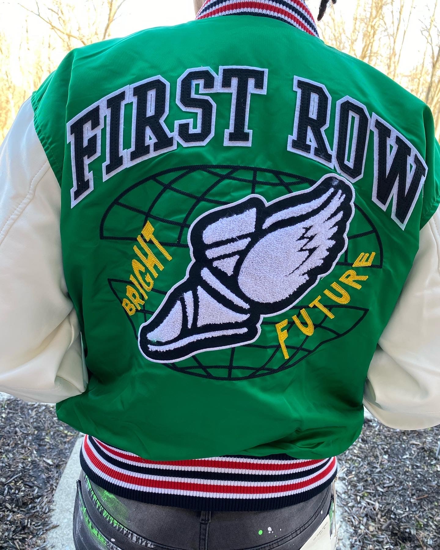 HALF & HALF VARSITY JACKET