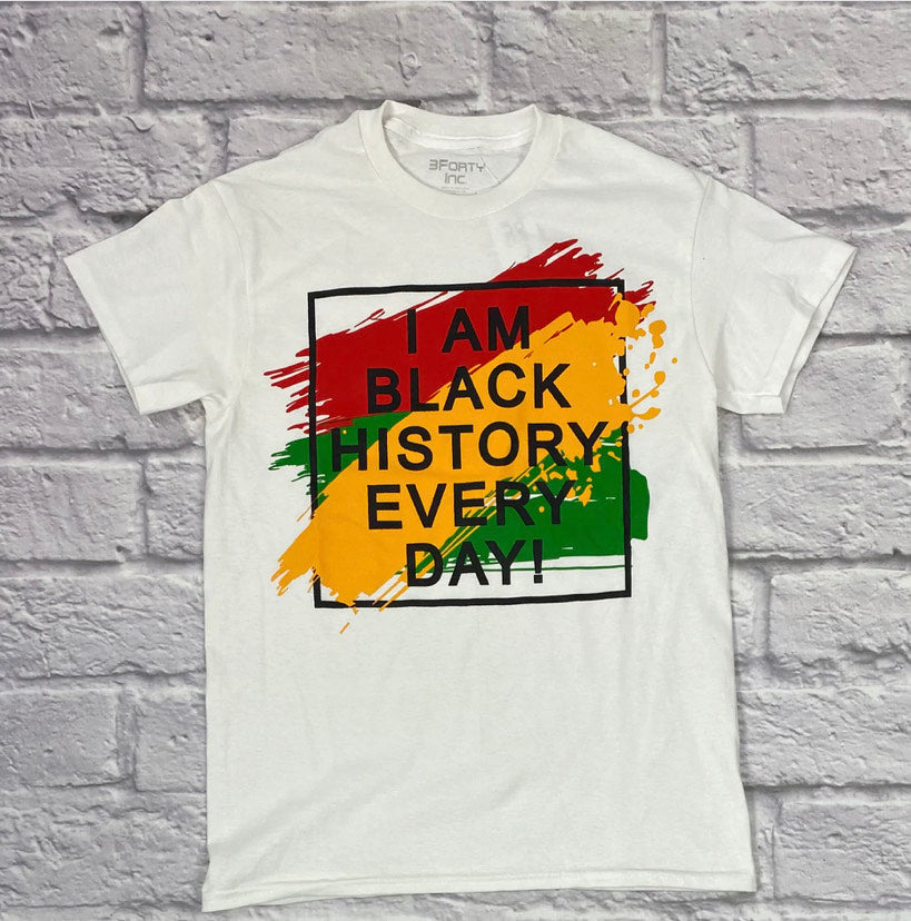 I AM BLACK HISTORY TEE