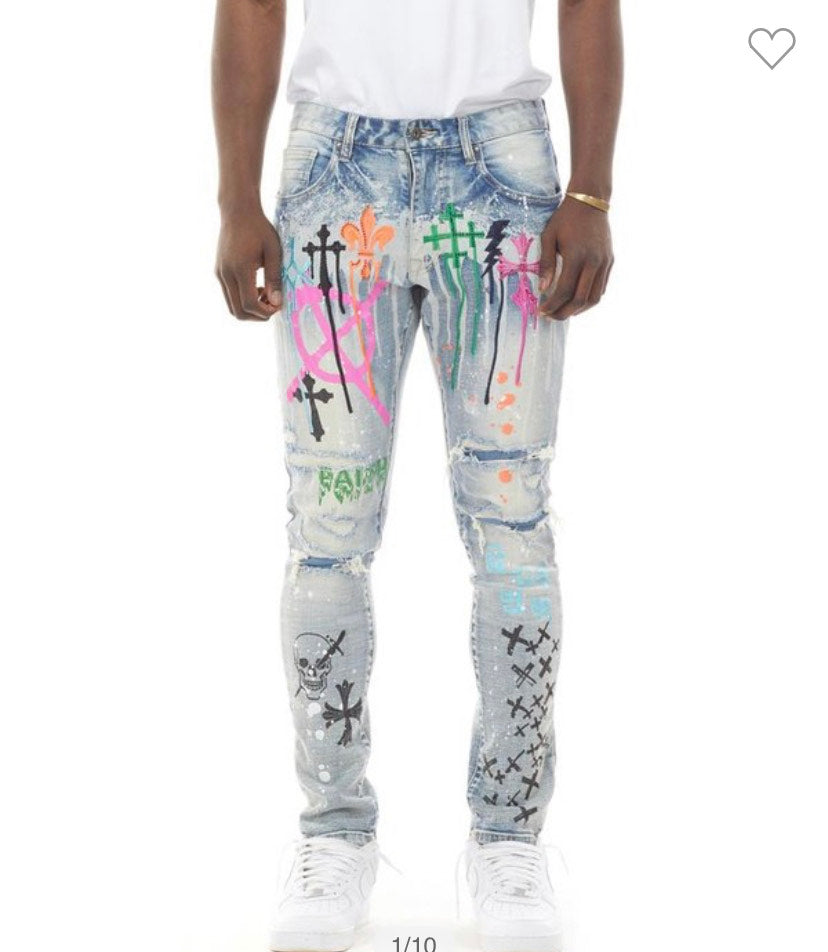 FROST GOTHIC FASHION JEANS