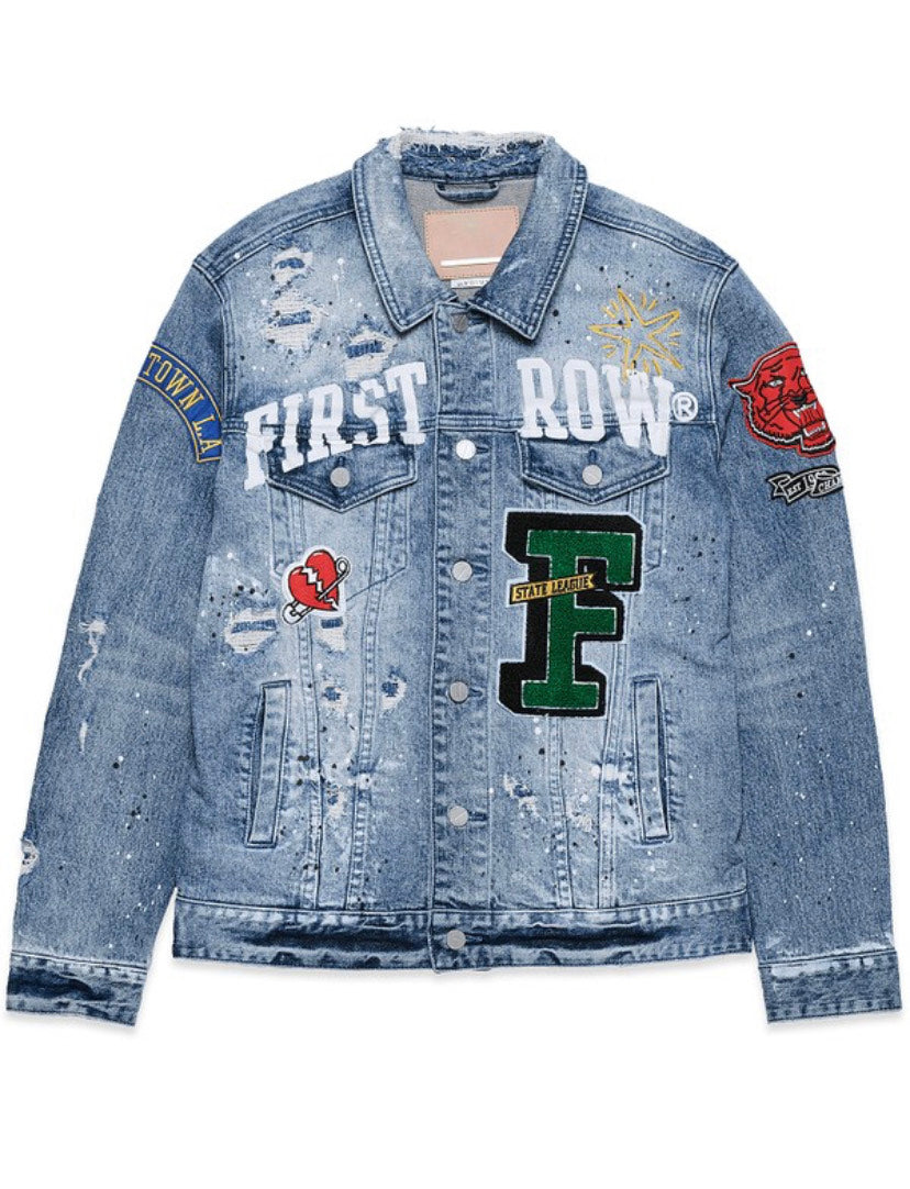 VARSITY PATCHES DENIM JACKET